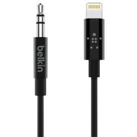 Kabel Belkin Lightning / Jack 3,5 mm AV10172BT03-BLK - 0,9 m, Czarny