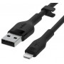 Kabel silikonowy Belkin USB-A ,  Lightning CAA008BT1MBK - zdjęcie poglądowe 2