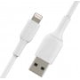 Kabel Belkin USB-A ,  Lightning CAA001BT1MWH - zdjęcie poglądowe 2