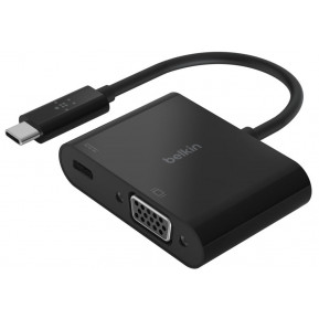 Adapter Belkin USB-C ,  HDMI z opcją zasilania (60 W) AVC002BTBK - zdjęcie poglądowe 3