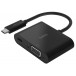 Adapter Belkin USB-C / HDMI z opcją zasilania (60 W) AVC002BTBK - Czarny