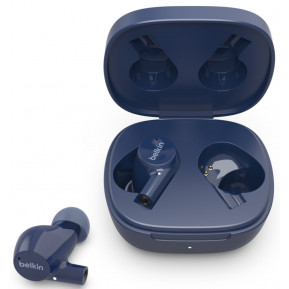 Słuchawki bezprzewodowe douszne Belkin Soundform Rise True Wireless Earbuds AUC004BTBL - zdjęcie poglądowe 4