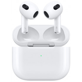 Słuchawki bezprzewodowe douszne Apple AirPods 3 z etui ładującym MagSafe MME73ZM, A - zdjęcie poglądowe 4