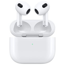 Słuchawki bezprzewodowe douszne Apple AirPods 3 z etui ładującym MagSafe MME73ZM/A - Białe