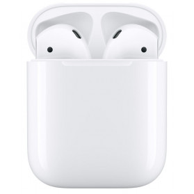 Słuchawki bezprzewodowe Apple AirPods 2 z etui ładującym MV7N2ZM, A - zdjęcie poglądowe 4