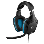 Słuchawki nauszne Logitech G432 7.1 981-000770 - Czarne, Niebieskie | Sklep ITnes.pl - IT for BUSINESS