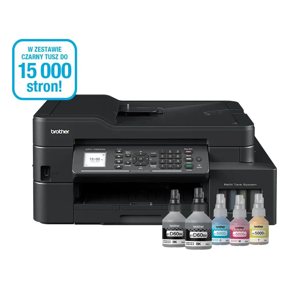 Urządzenie wielofunkcyjne atramentowe Brother MFC-T920DW MFCT920DWYJ1 Urządzenie wielofunkcyjne atramentowe Brother MFC-T920DW MFCT920DWYJ1