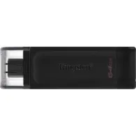 Pendrive Kingston DataTraveler 70 64GB USB-C 3.2 Gen. 1 DT70/64GB - Czarny | Sklep ITnes.pl - IT for BUSINESS