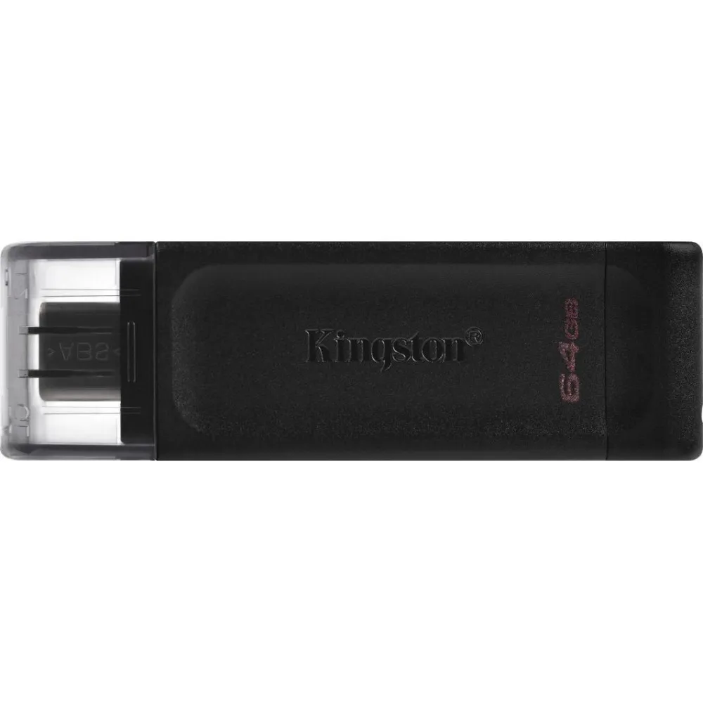 Pendrive Kingston DataTraveler 70 64GB USB-C 3.2 Gen. 1 DT70/64GB - Czarny | Sklep ITnes.pl - IT for BUSINESS