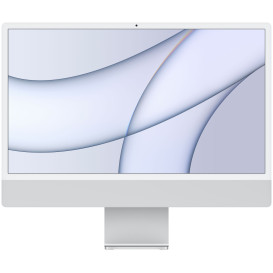 Komputer All-in-One Apple iMac 24 2021 MGTF3ZE/A - Apple M1/24" 4480x2520 Retina/RAM 8GB/SSD 256GB/Srebrny/WiFi/macOS/1 rok CI