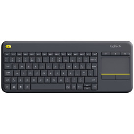 Klawiatura bezprzewodowa Logitech K400 Plus/RU 920-007147 - Czarna