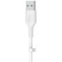 Kabel Belkin USB-A ,  Lightning CAA008BT1MWH - zdjęcie poglądowe 2