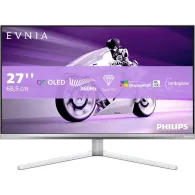 Monitor Philips Evnia 27M2N8500/00, 27", 2560x1440 (QHD), 360Hz, QD OLED, HDR, 0,03 ms, USB-C, Biały | Sklep ITnes.pl, IT for BU