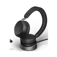 Słuchawki bezprzewodowe nauszne Jabra Evolve 2 75 USB-C MS Stereo Stand 27599-999-889 - Czarne | Sklep ITnes.pl - IT for BUSINES