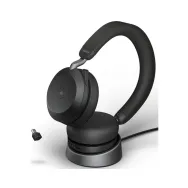 Słuchawki bezprzewodowe nauszne Jabra Evolve 2 75 USB-C MS Stereo Stand 27599-999-889 - Czarne | Sklep ITnes.pl - IT for BUSINES