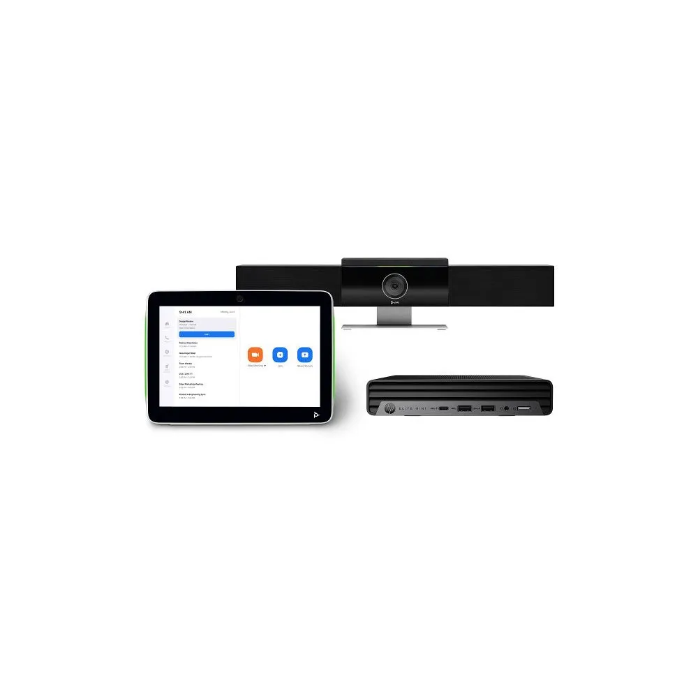 Zestaw do wideokonferencji Poly Studio Medium Room Bundle for Zoom Rooms: Studio USB Video Bar and HP PC w/TC10 (ABB) 9C961AA