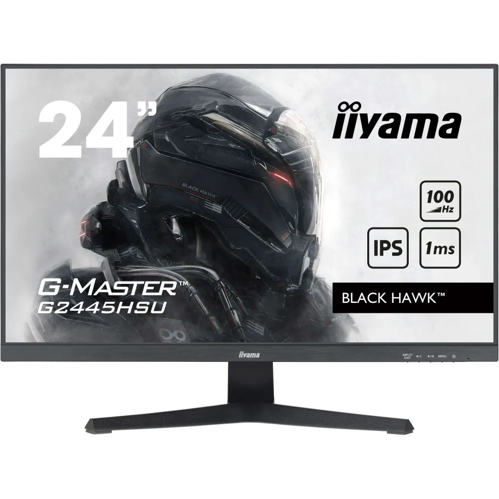 Monitor iiyama G-MASTER G2445HSU-B2, 23,8", 1920x1080 (FHD), 100Hz, IPS, 1 ms, Czarny | Sklep ITnes.pl, IT for BUSINESS