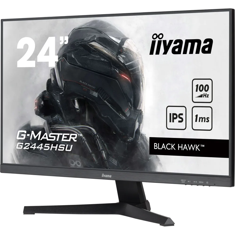 Zdjęcie produktu Monitor iiyama G-MASTER G2445HSU-B2 - 23,8"/1920x1080 (Full HD)/100Hz/IPS/1 ms/Czarny