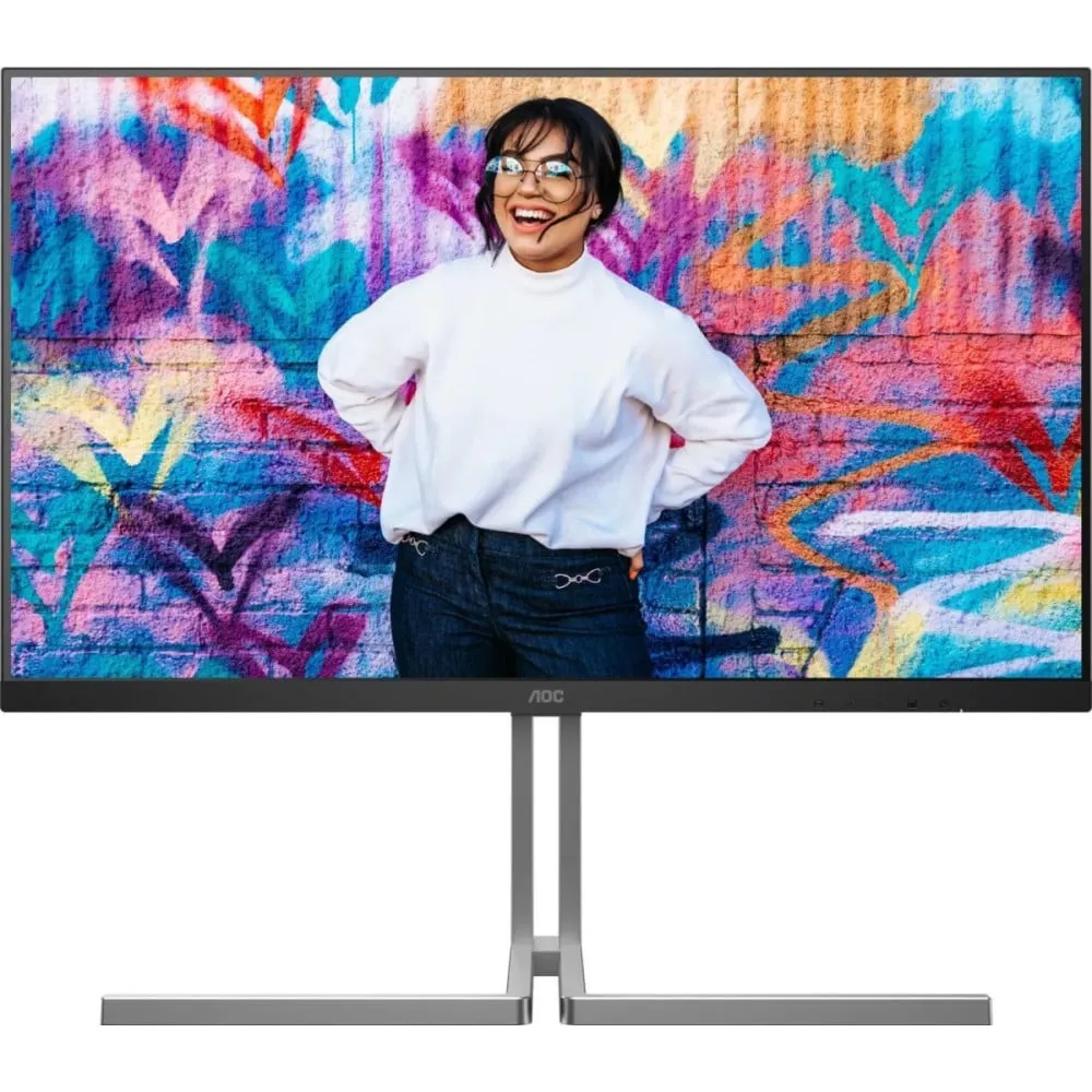 Monitor AOC U32U3CV, 31,5", 3840x2160 (4K), 60Hz, nanoIPS, HDR, 4 ms, pivot, USB-C, Czarny | Sklep ITnes.pl, IT for BUSINESS