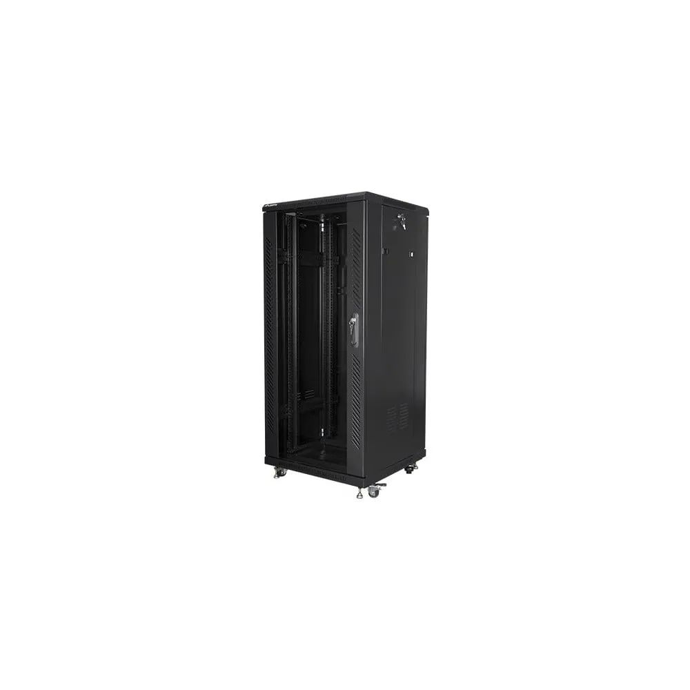 Szafa rack 19" 27U Lanberg FF01-6627-12B-KPL, 600 x 1381 x 600 mm | Sklep ITnes.pl, IT for BUSINESS