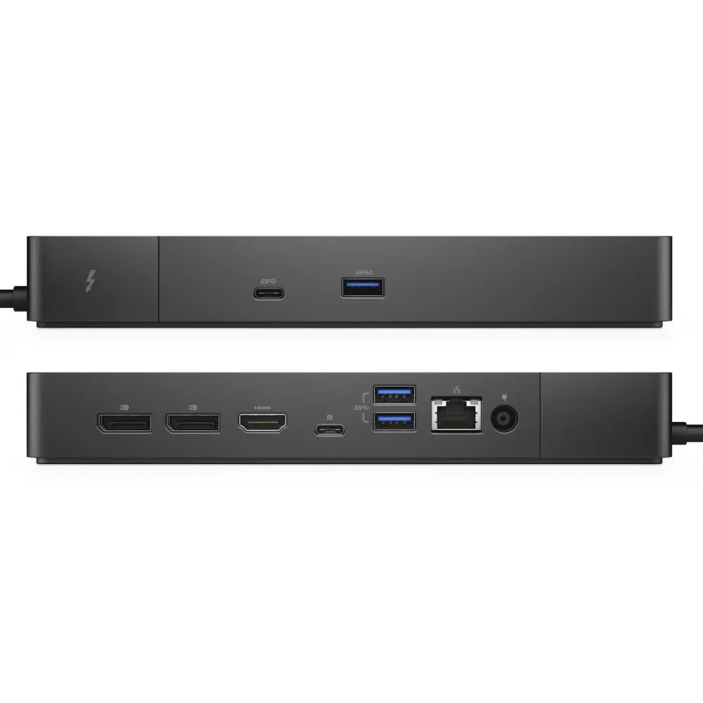 Stacja dokująca Dell Thunderbolt Dock WD19TBS 180W 210-AZBV, Czarna|1 x Thunderbolt 3|2 x DP|1 x USB|2 x USB|1 x HDMI|1 x RJ-45 