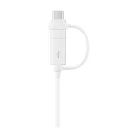 Kabel Samsung USB-A, Micro USB i USB-C combo EP-DG930DWEGWW - zdjęcie poglądowe 1