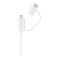 Kabel Samsung USB-A, Micro USB i USB-C combo EP-DG930DWEGWW - zdjęcie poglądowe 2