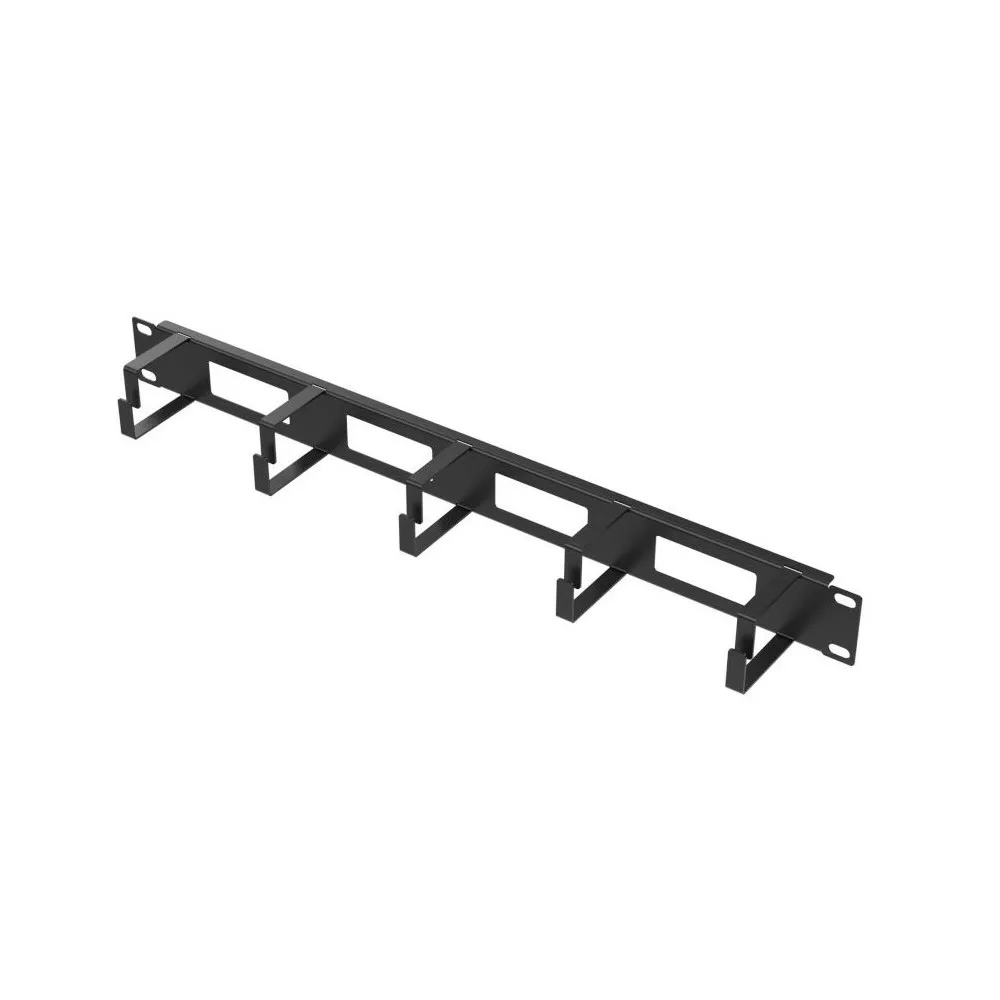 Organizer kabli 19" Netrack 119-001-010-007 - 1U, czarny