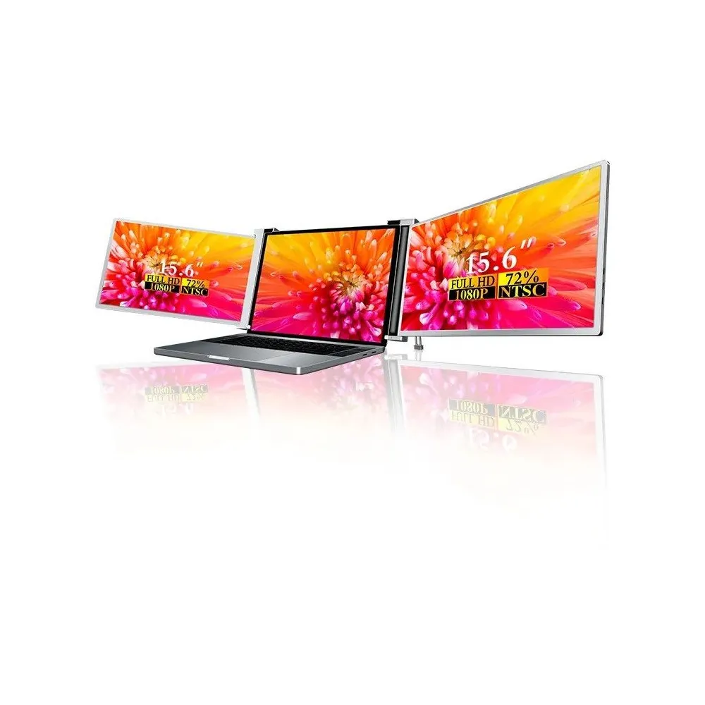 Monitor Extralink EX.21632, 15,6", 1920x1080 (FHD), IPS, USB-C, Srebrny | Sklep ITnes.pl, IT for BUSINESS