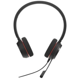 Słuchawki z mikrofonem Jabra Evolve 20 MS USB-C Headset Duo 4999-823-189 - Czarne