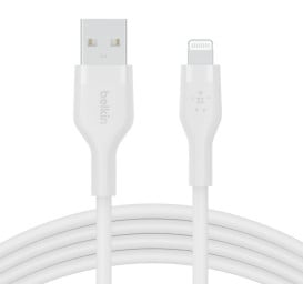 Kabel Belkin USB-A / Lightning CAA008BT2MWH - 2 m, Biały