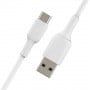 Kabel Belkin USB-A ,  USB-C CAB001BT0MWH - zdjęcie poglądowe 2