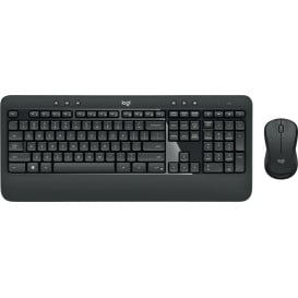 Zestaw klawiatura i mysz Logitech MK540 Advanced 920-008683 - Układ duński, nowreski, szwedzki, Czarny