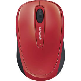 Mysz bezprzewodowa Microsoft Mobile Mouse 3500 GMF-00195 - Czerwona