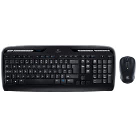 Zestaw klawiatura i mysz Logitech MK330 Wireless Combo 920-003989 - Czarny