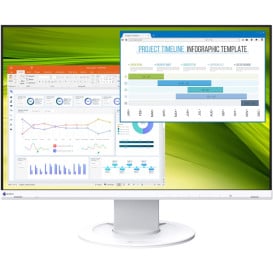 Monitor EIZO FlexScan EV2360-WT - 22,5"/1920x1200 (WUXGA)/16:10/IPS/5 ms/pivot/Czarno-biały