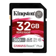 Karta pamięci Kingston 32GB Canvas React Plus 300/260 UHS-II U3 + czyt