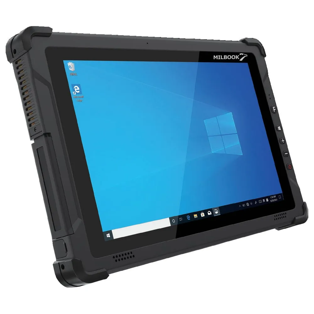 Tablet Milbook F12MBF12, i7-8550U, 10,1" WUXGA, 128GB, 16GB, Modem LTE, Czarny, Win10 Pro, 2 lata Carry-in | Sklep ITnes.pl, IT 