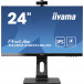 Monitor iiyama ProLite XUB2490HSUC-B1 - 23,8"/1920x1080 (Full HD)/60Hz/IPS/4 ms/pivot/kamera/Czarny