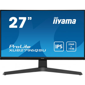 Monitor iiyama ProLite XUB2796QSU-B1 - 27", 2560x1440 (QHD), 75Hz, IPS, FreeSync, 1 ms, pivot, Czarny - zdjęcie 8