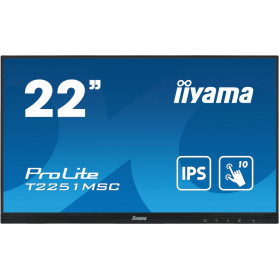 Monitor iiyama ProLite T2251MSC-B1 - 21,5", 1920x1080 (Full HD), IPS, 7 ms, dotykowy, Czarny - zdjęcie 9