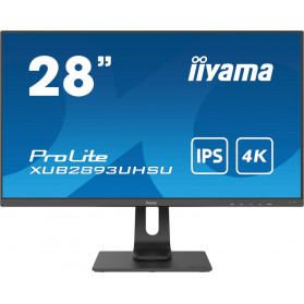 Monitor iiyama ProLite XUB2893UHSU-B1 - 28", 3840x2160 (4K), 60Hz, IPS, 3 ms, pivot, Czarny - zdjęcie 8