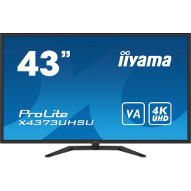 Monitor iiyama ProLite X4373UHSU-B1 - 42,5"/3840x2160 (4K)/60Hz/VA/HDR/3 ms/Czarny