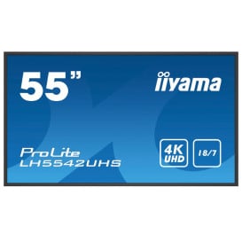 Monitor iiyama ProLite LH5542UHS-B3 - 54,6"/3840x2160 (4K)/60Hz/IPS/9 ms/Czarny
