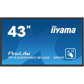 Monitor iiyama ProLite TF4339MSC-B1AG - 43"/1920x1080 (Full HD)/60Hz/AMVA3/8 ms/Czarny