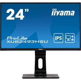 Monitor iiyama ProLite XUB2493HSU-B1 - 23,8", 1920x1080 (Full HD), 60Hz, IPS, 4 ms, pivot, Czarny - zdjęcie 7