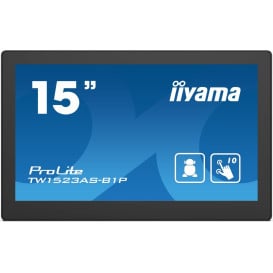 Monitor iiyama ProLite TW1523AS-B1P - 15,6"/1920x1080 (Full HD)/IPS/30 ms/dotykowy/Czarny