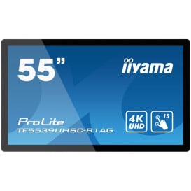 Monitor iiyama ProLite TF5539UHSC-B1AG - 55"/3840x2160 (4K)/60Hz/IPS/8 ms/pivot/dotykowy/Czarny