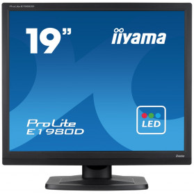 Monitor iiyama ProLite E1980D-B1 - 19", 1280x1024 (SXGA), 76Hz, 5:4, TN, 5 ms, Czarny - zdjęcie 4