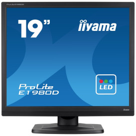 Monitor iiyama ProLite E1980D-B1 - 19"/1280x1024 (SXGA)/60Hz/5:4/TN/5 ms/Czarny